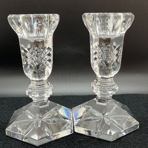 Waterford Crystal Candlestick Holders Set of 2